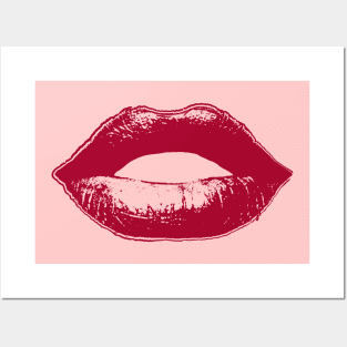 Lips Posters and Art